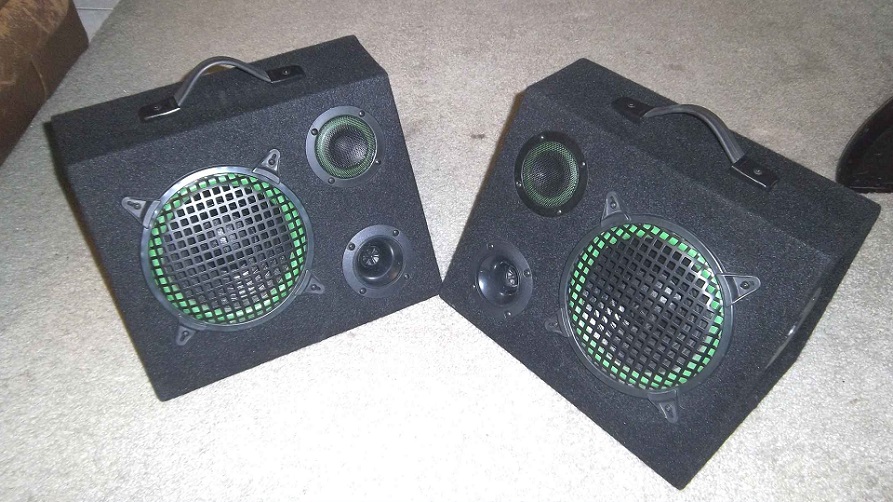 Wedge Speakers 3 way